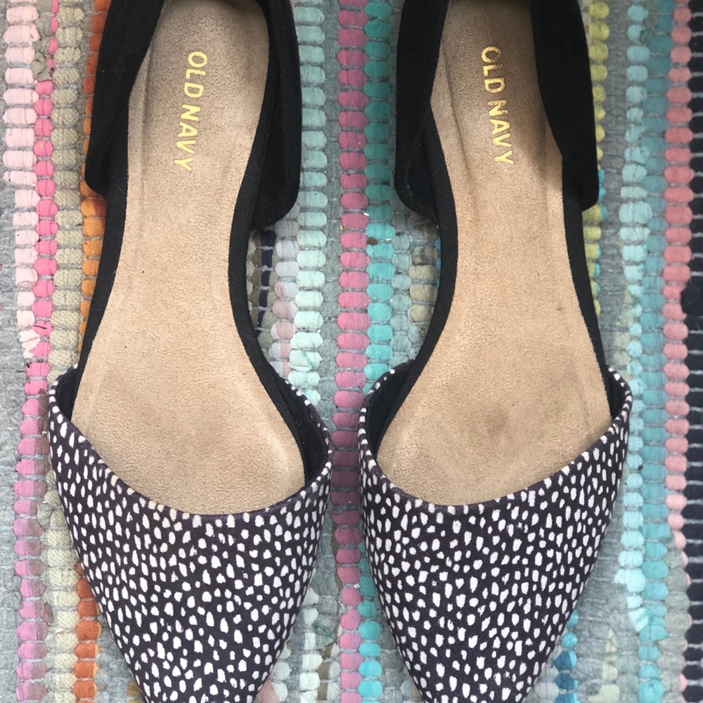 Black and White Old Navy Flats